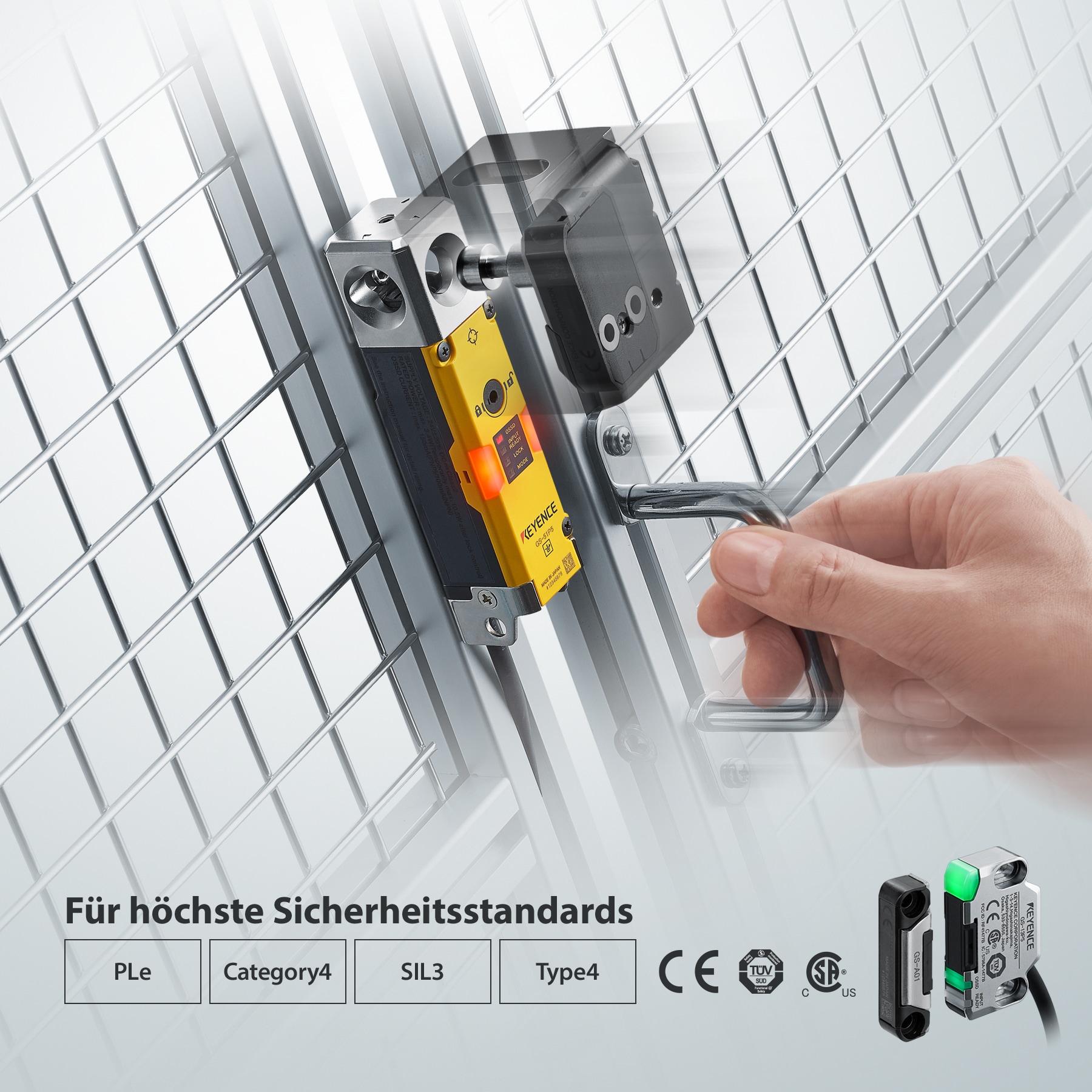 Für höchste Sicherheitsstandards. PLe / Category4 / SIL3 / Type4