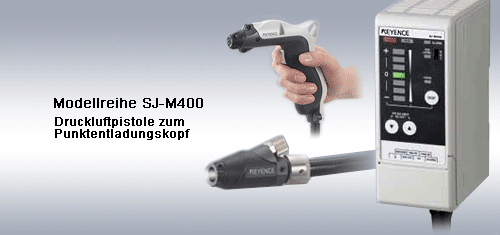 Modellreihe SJ-M400 / Druckluftpistole zum Punktentladungskopf