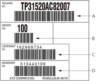 AIAG label