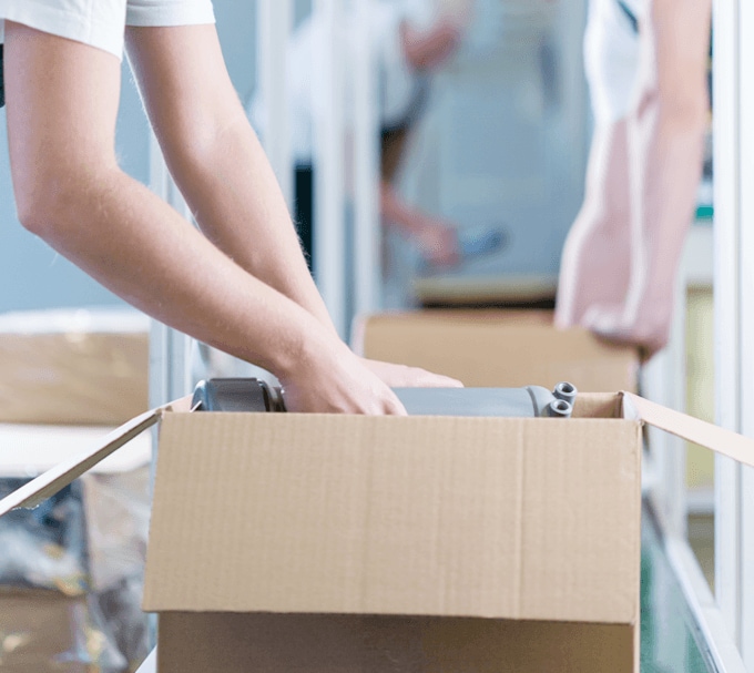 Bild der Distributionsverarbeitung