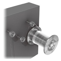 Ungeordnete Lichtleiterwicklung