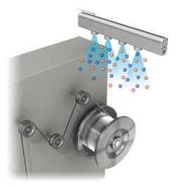 Gegenmaßnahmen mit elektrostatischen Entladungssystemen (Ionisatoren)