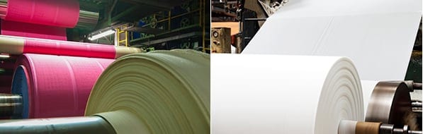 Papier- und Textilindustrie