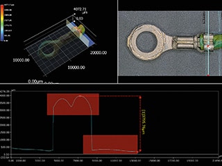 Messbeispiel eines 3D-Profils