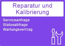 [Reparatur und Kalibrierung] Serviceanfrage Statusabfrage Wartungsvertrag