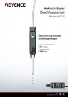 Modellreihe FD-X Anklemmbarer Durchflusssensor Katalog