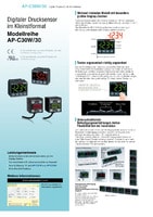 Modellreihe AP-C30/30 Digitaler Drucksensor im Kleinstformat Katalog