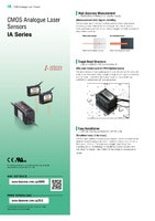 Modellreihe IA Analoger CMOS-Lasersensor Katalog