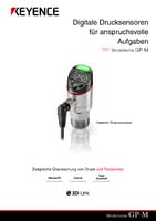 Modellreihe GP-M Digitale Drucksensoren für anspruchsvolle Aufgaben Katalog