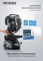 Modellreihe EA-300 Laserbasierte Materialanalyse-Einheit Katalog