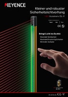 Modellreihe GL-V Kleiner und robuster Sicherheitslichtvorhang Katalog