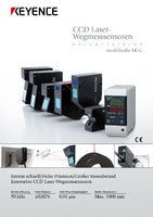 Modellreihe LK-G3000 Schnelle, hochpräzise CCD Laser-Wegmesssensoren Katalog