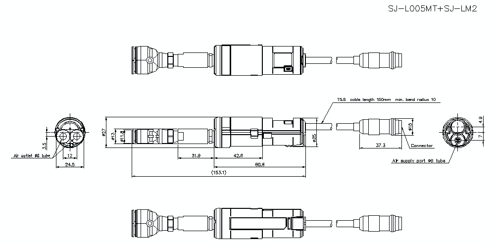 SJ-L005MT/SJ/LM2 Dimension