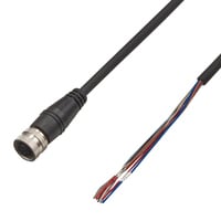 GS-P8C3 - Kabel für Modelle mit M12-Stecker Anschlusskabel (M12/offenes Ende) Standardmodell (8-polig) 3 m