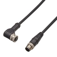 GS-P8LC1 - Kabel für Modelle mit M12-Stecker L-förmig Anschluss-/ Verlängerungskabel (M12/M12) Standardmodell (8-polig) 1 m