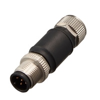 OP-88633 - Adapterstecker für Ethernetkabel (M12, 8-polig, X-codiert – 4-polige Buchse, D-kodiert)