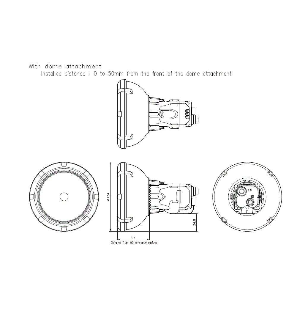 IV/IV-H_SENSOR Dimension