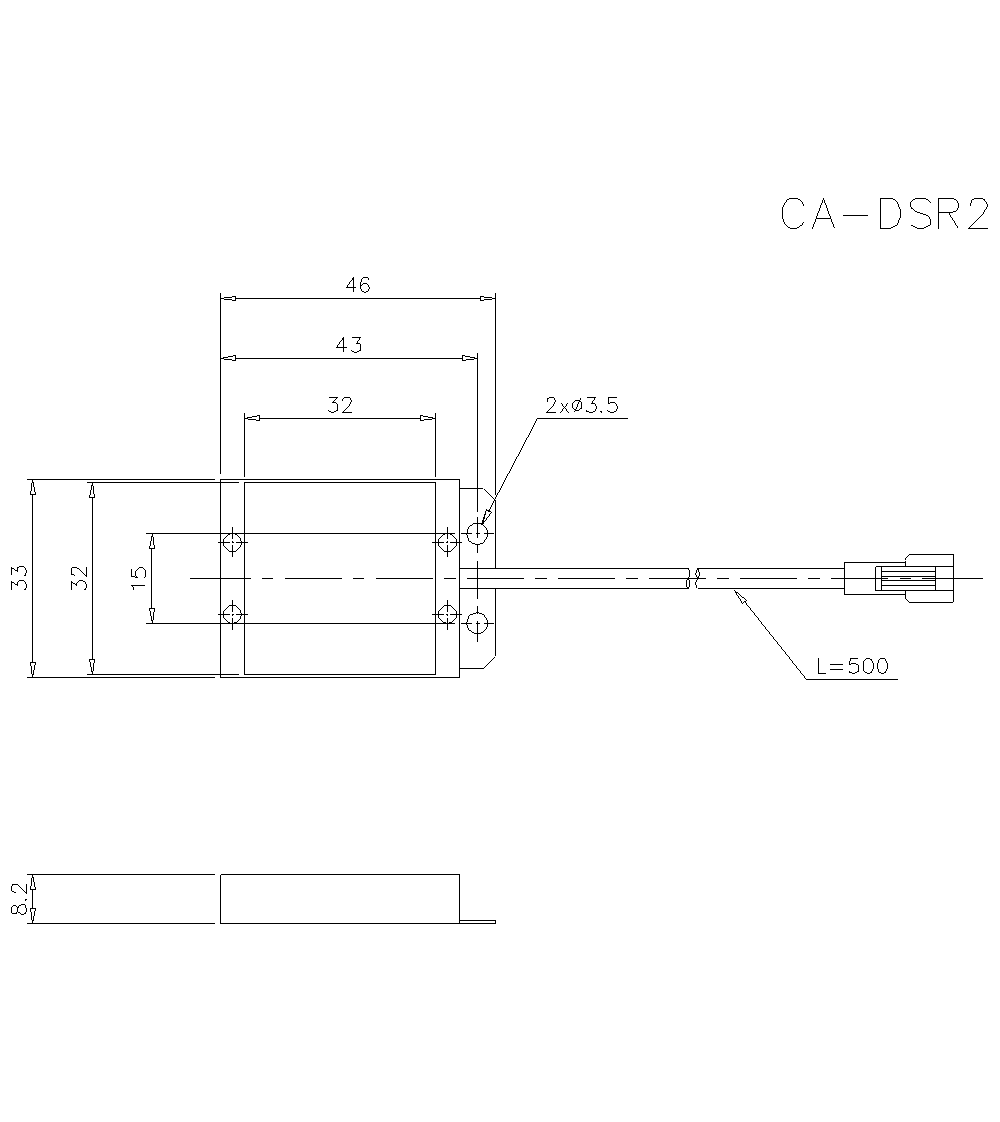 CA-DSR2 Dimension