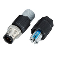 OP-88940 - Steckeradapter für offenes Kabelende auf M12, A-kodiert, 4-polig, Stecker