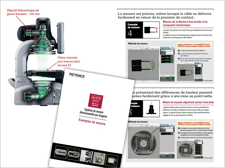 IM-6120 Système de mesure dimensionnelle par imagerie Exemples de mesure (Français)