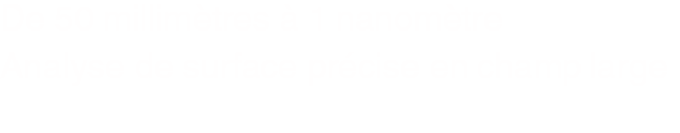 De 50 millimètres à 1 nanomètre Analyse de surface précise en champ large - Microscope confocal à balayage laser 3D VK-X1000