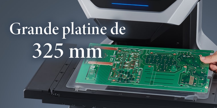 Grande platine de 325 mm