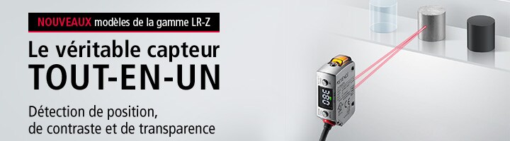 Self-contained CMOS Laser Sensor,LR-Z Series,New Standard! All-Purpose Laser Photoeye