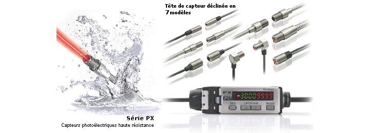 Capteurs photoélectriques haute résistance