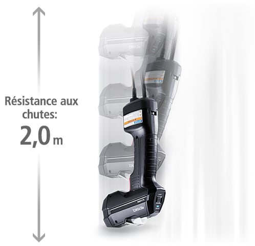Résistance aux chutes : 2,0 m