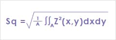 Sq (Moyenne quadratique hauteur)