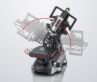 Observation avec inclinaison d’un moule de micro-aiguille