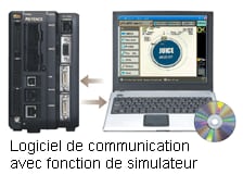 CV-5000 Logiciel de communication avec fonction de simulateur