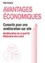 AVANTAGES ÉCONOMIQUES Conseils pour une amélioration sur site [Amélioration de la qualité Réduction des coûts]