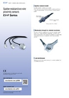 Série EV-F Capteurs de proximité à deux fils résistant aux projections Catalogue