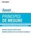 Les connaissances un atoutmajeur sur le lieu de travail PRINCIPES DE MESURE [Quelles mesures optiques avec un faisceau en barrage ?]