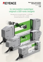 Série LS-7000 Micromètre optique à LED/CCD Catalogue