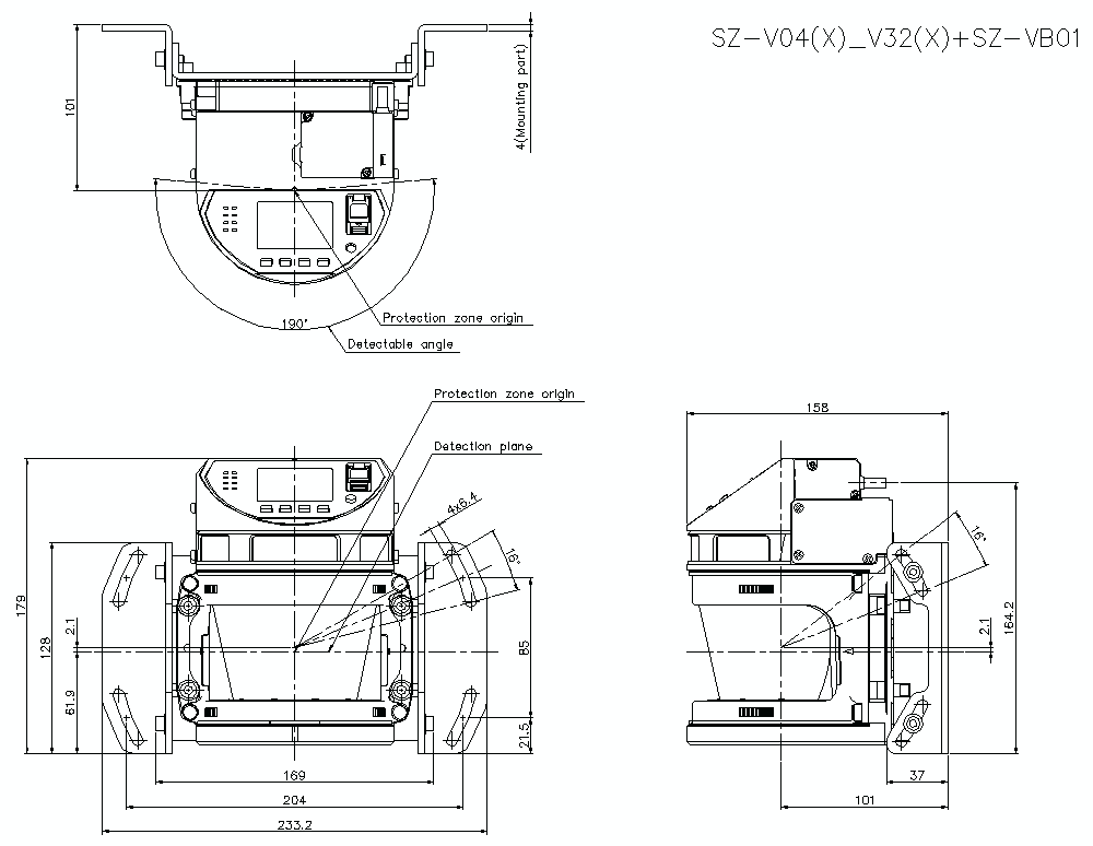 SZV04-V32/X/VB01 Dimension