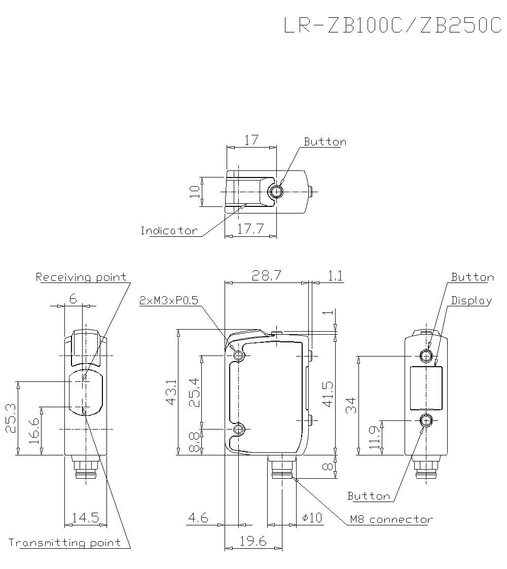 LR-ZB100CN Dimension