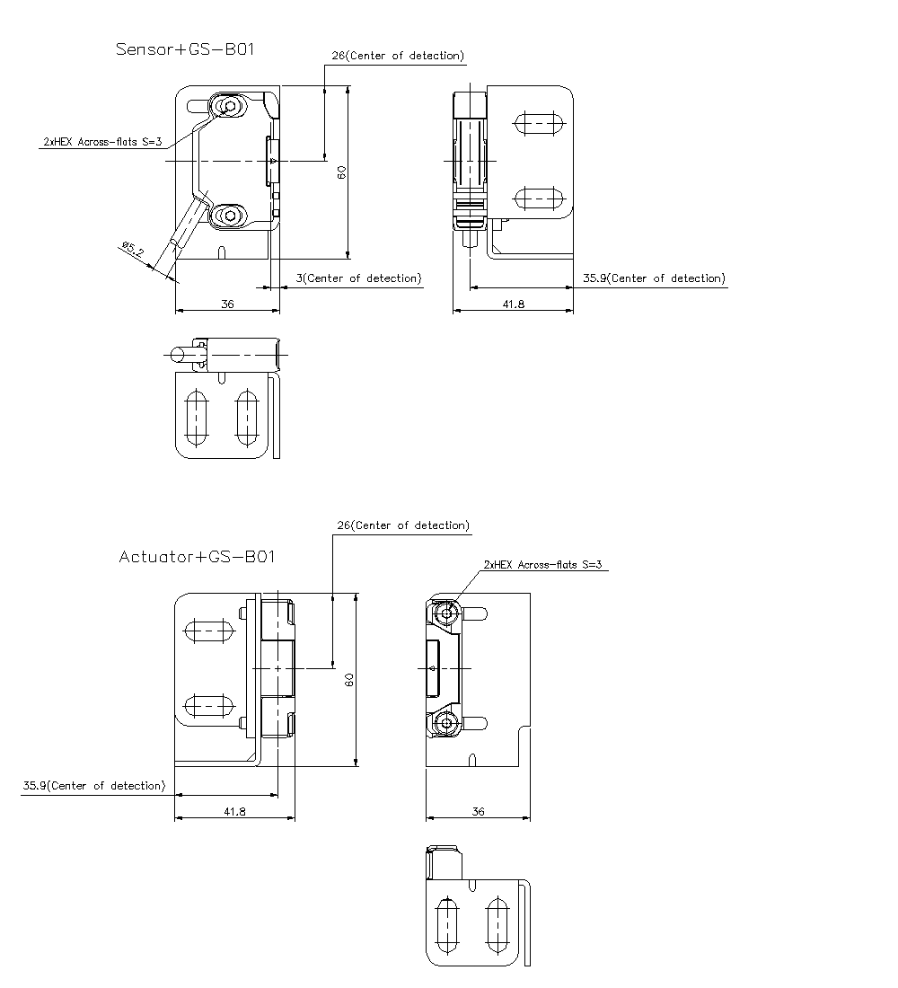 GS-1X/GS/B01_02 Dimension
