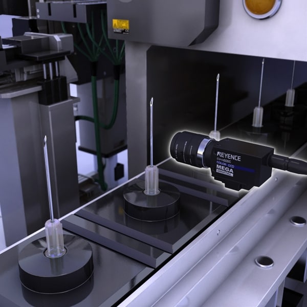 Profile inspection of defective needle tips