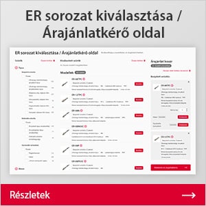 ER sorozat kiválasztása / Árajánlatkérő oldal [Részletek]