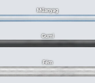 Műanyag Gumi Fém