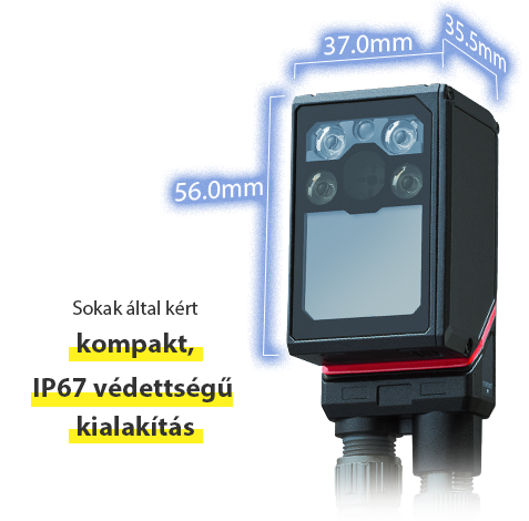 Sokak által kért kompakt, IP67 védettségű kialakítás