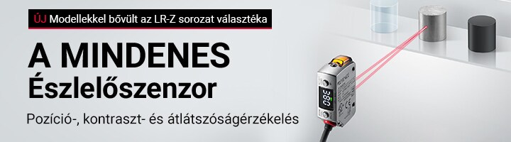 ÚJ Modellekkel bővült az LR-Z sorozat választéka [A MINDENES] Észlelőszenzor [Pozíció-, kontraszt- és átlátszóságérzékelés]