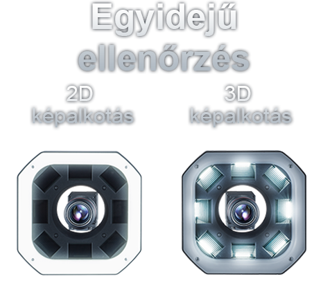 Egyidejű 2D + 3D ellenőrzés