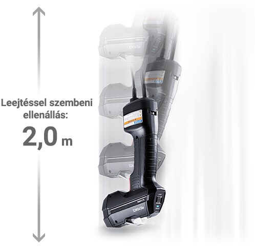 Leejtéssel szembeni ellenállás: 2,0 m