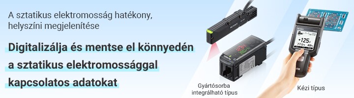 A sztatikus elektromosság hatékony, helyszíni megjelenítése Digitalizálja és mentse el könnyedén a sztatikus elektromossággal kapcsolatos adatokat