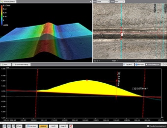 A komplex 3D hegesztési gyöngy alakzatok azonnali és pontos mérése