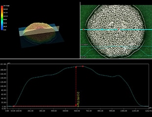 A felvitt forraszpaszta állapotának megfigyelése és 3D-s mérése