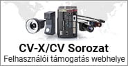 CV-X/CV Sorozat Felhasználói támogatás webhelye